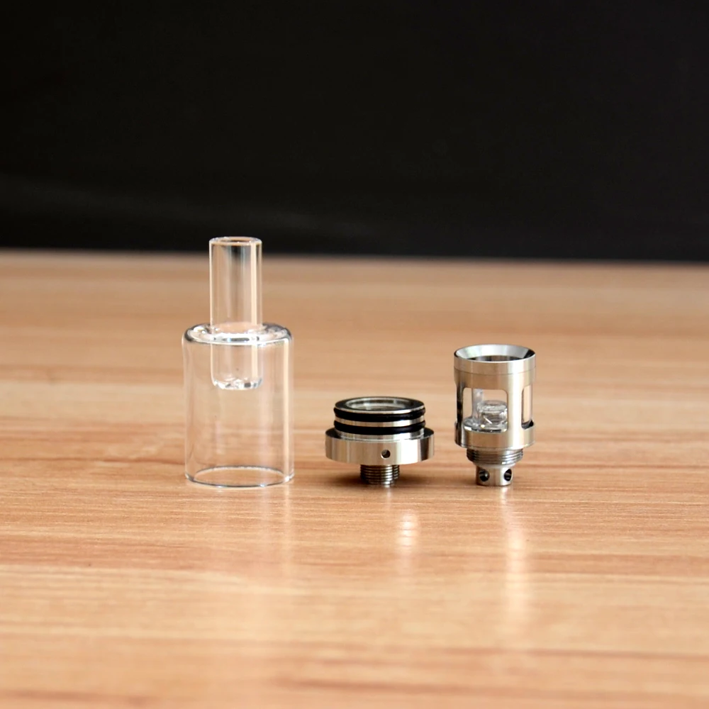 ECT OME Glass Aurora wax atomizer Tank Wax 510 Thread Starter Kit Quartz Boiler Core Rapid Heating Coils | Электроника
