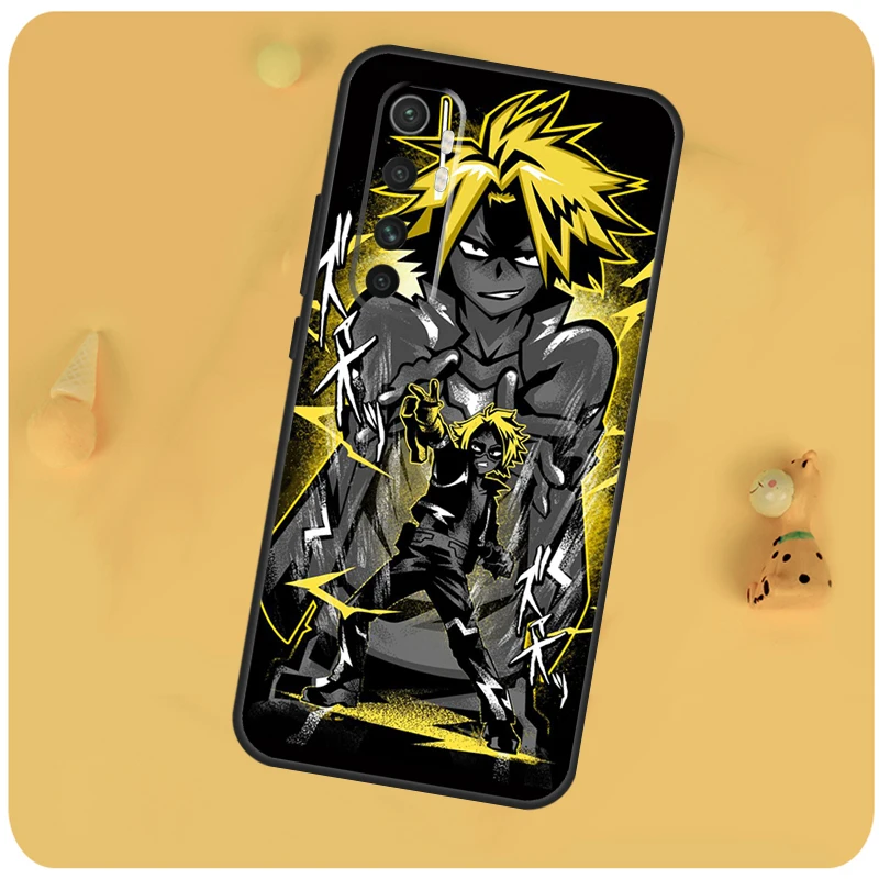 Denki Kaminari My Hero Academia Case For Xiaomi Mi 12 12X 10T 11T Pro 11 Lite Bumper Cover For POCO F3 M3 M4 X4 X3 Pro GT images - 6