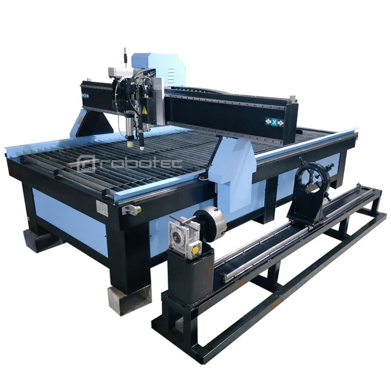 

Cheap Price CAD Software Supported Plasma Cutting Machine For Pipe Cutting 1530 5*10Ft CNC Metal Cutter With Flame Option