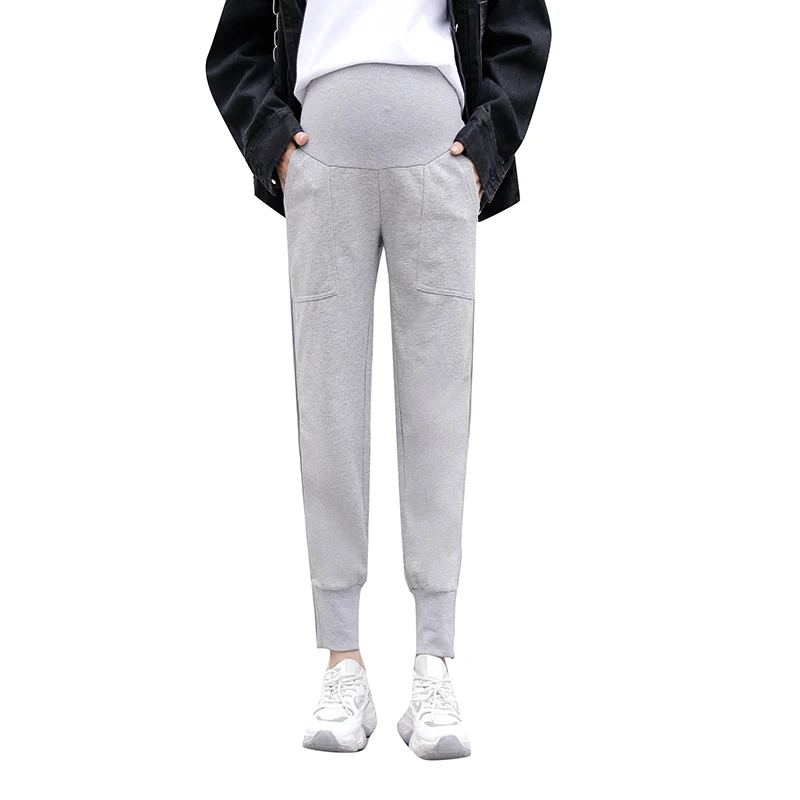 Осенние женские брюки 0225 # Спортивные Повседневные с регулируемым животом Одежда