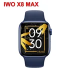 Смарт-часы X8 Max, унисекс, 44 мм, 7 IWO 13 IWO 12, пульсометр, носимые устройства, PK W26 HW22 T500