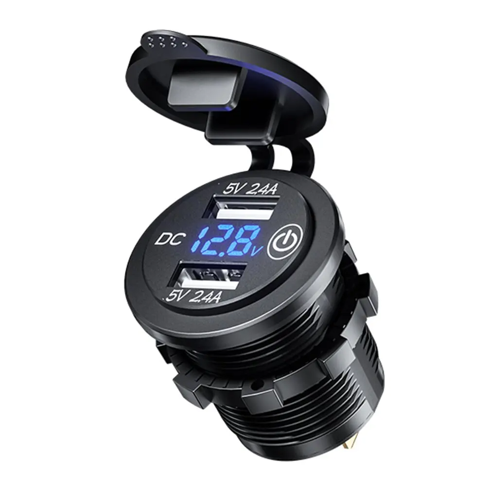 Двойной USB-порт для автомобильного зарядного устройства розетка прикуривателя