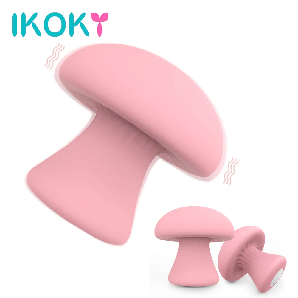 Вибратор IKOKY в форме гриба вагинальные плотные упражнения массажный Стимулятор