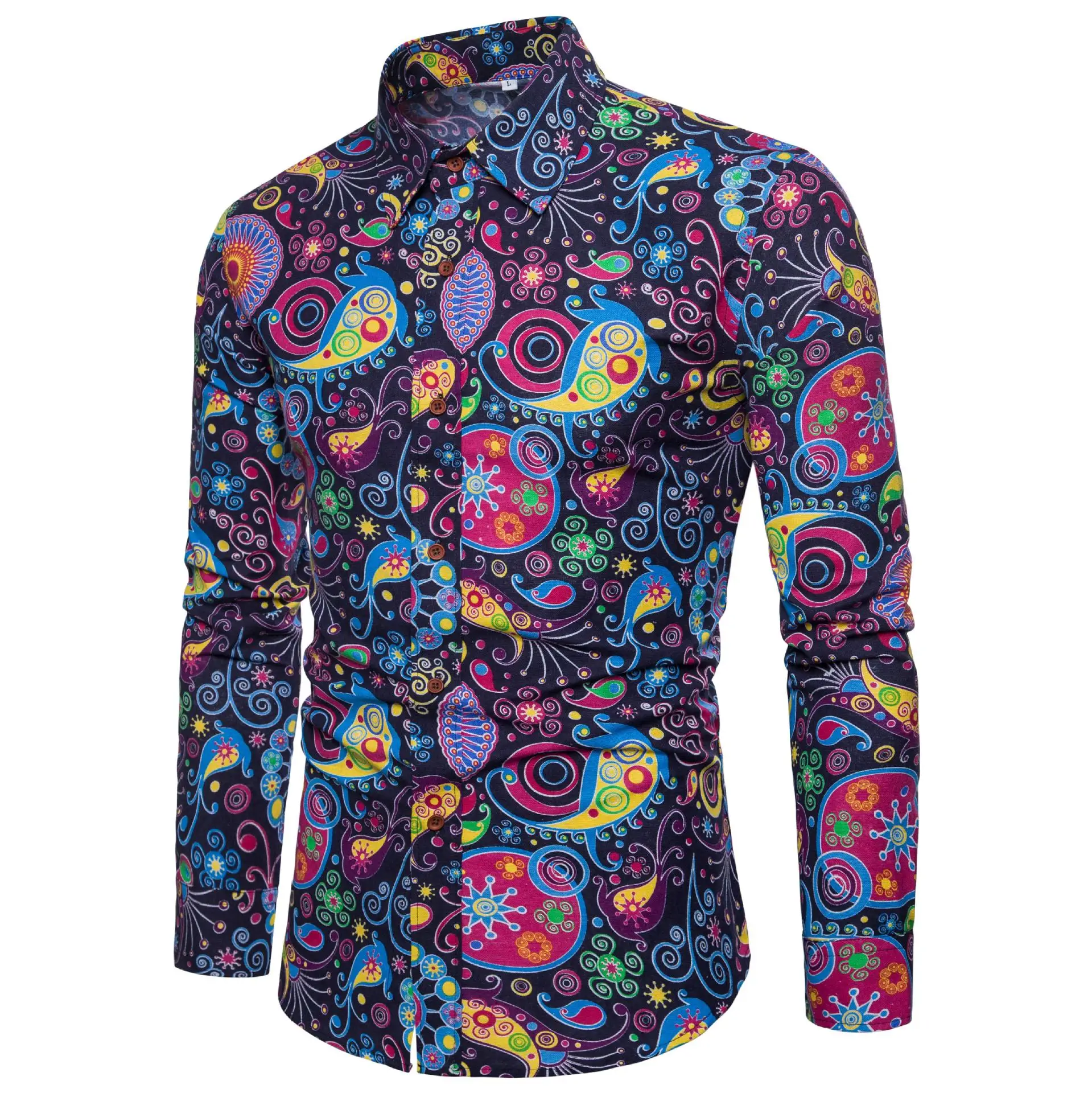 New Style Camisa Hombre Outdoor Anti-Bacterial Slim Shirts For Men