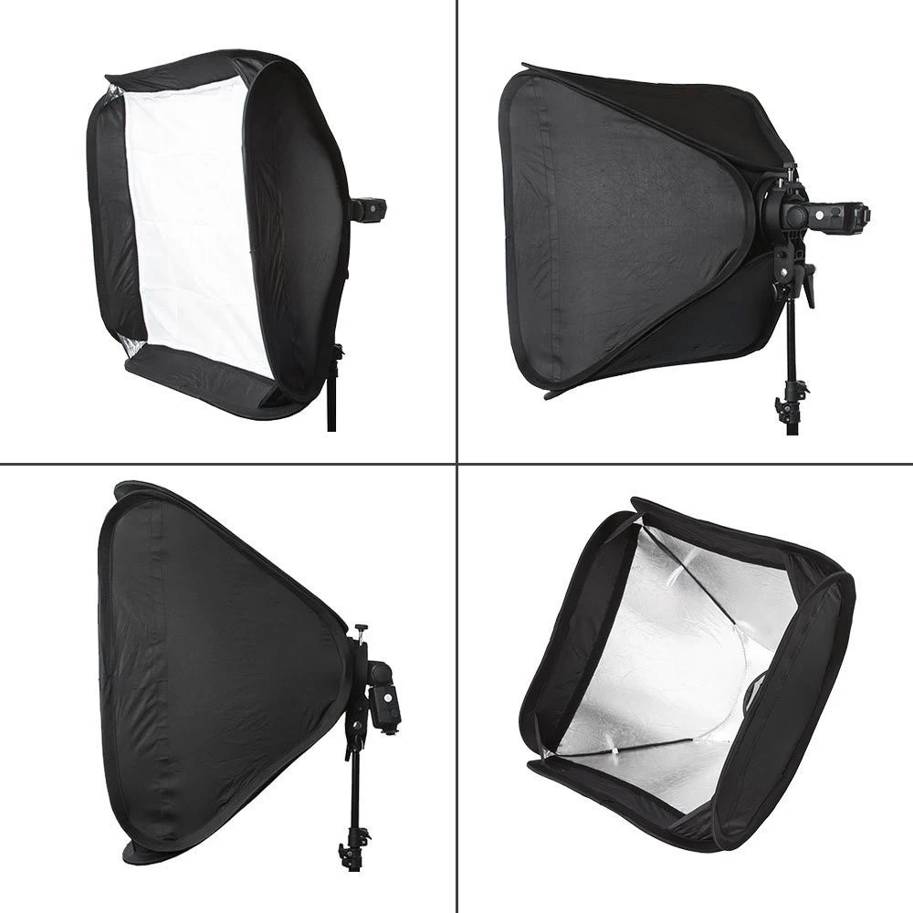 Софтбокс GODOX 40x4 0/50x5 0/60x6 0/80х80 см с кронштейном типа S стабильный держатель для