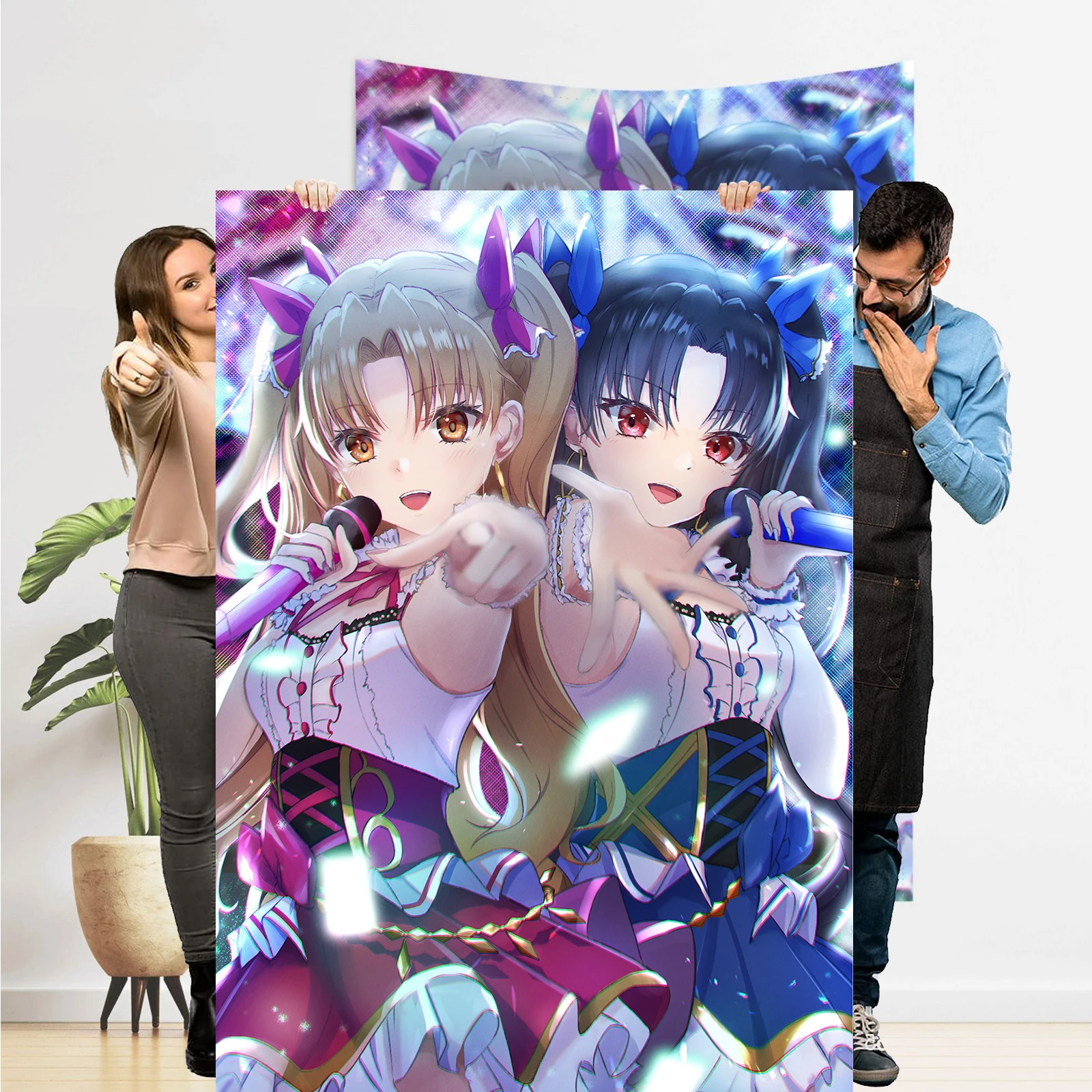 

Fate Grand Order Poster Tapestry Ereshkigal Sexy Dress Poster Wall Hanging Hentai Anime Cosplay Merch Customize Room Decor