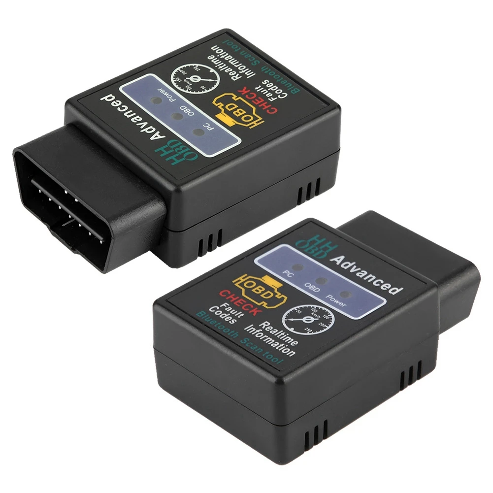 Автомобильный Профессиональный диагностический ODBII Черный ABS автомобильный