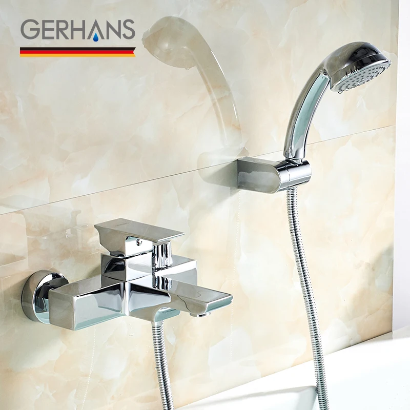 GERHANS Faucet K13008 Смеситель для ванны Цвет: Хром|Смесители ванны| |