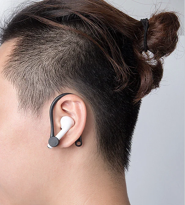 2pcs Mini Headphones Holder Anti-lost Bluetooth Earphone Earhooks For Airpods 1 2 Headset Protective Accessories | Электроника
