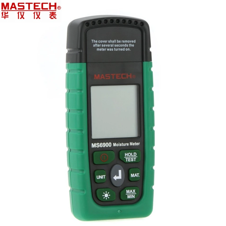 MASTECH MS6900 Портативный цифровой LCD гигрометр Измеритель влажности древесины тестер