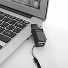 Новый универсальный мини 3 порта USB концентратор 3,0 сплиттер 480 Мбитс высокоскоростной передачи данных сплиттер коробка адаптер для ПК ноутбук MacBook