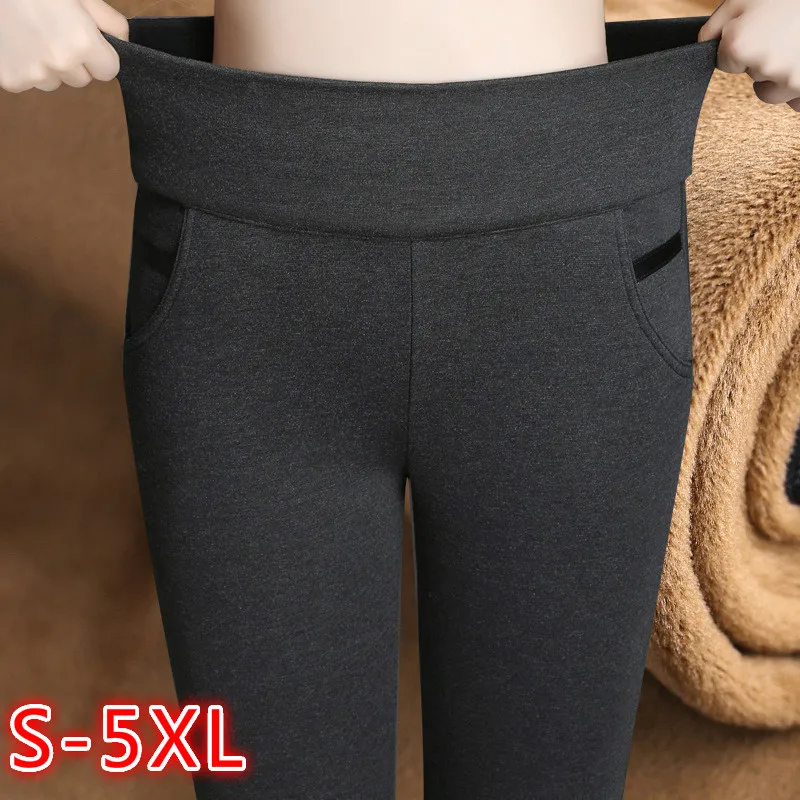 

Утепленные леггинсы 5XL, женские зимние теплые леггинсы большого размера, сексуальные колготки, женские брюки, женские бархатные леггинсы, э...