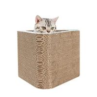 corrugated cat scratch board pad grinding nails interactive protecting furniture cat toy large size catw scratcher toy cardboard