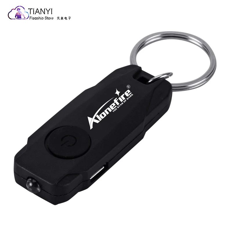 Мини-брелок фиолетовый фонарик детектор ультрафиолетовых лучей флуоресцентный