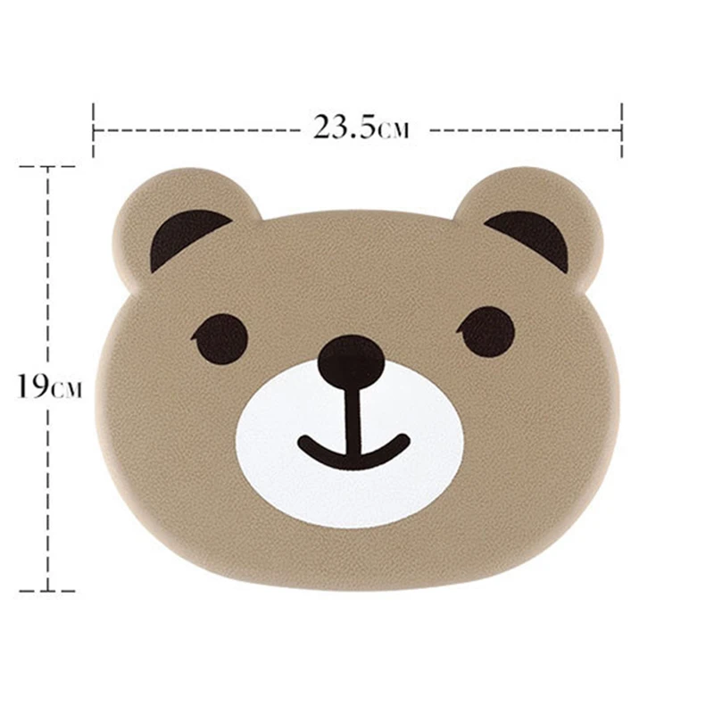 

Baby Dinner Plate for Car Accessorie Feeding Food Tableware Cartoon Bear Children Dishes Eating Dinnerware Kids Anti-fall Dishes