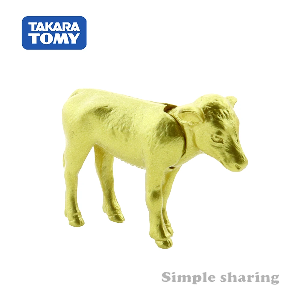 

Takara Tomy ANIA Animal Advanture Zodiac Ania Ox (cow) Resin Kids Educational Mini Action Figure Toy Bauble