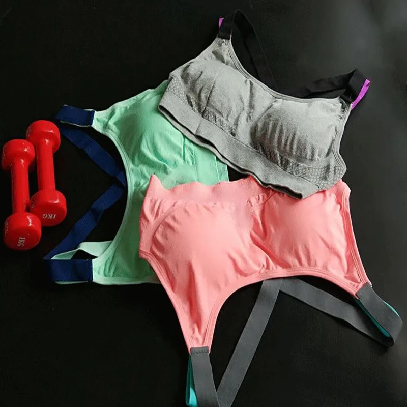 2018 wholesale Women Fitness Bra Seamless hot images girls sexy runner sporter bra