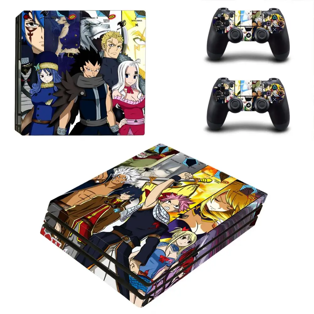 Fairy Tail PS4 Pro наклейка s Play station 4 наклейка на кожу наклейка крышка для PlayStation 4 PS4 Pro консоль и контроллер Кожа винил от AliExpress WW