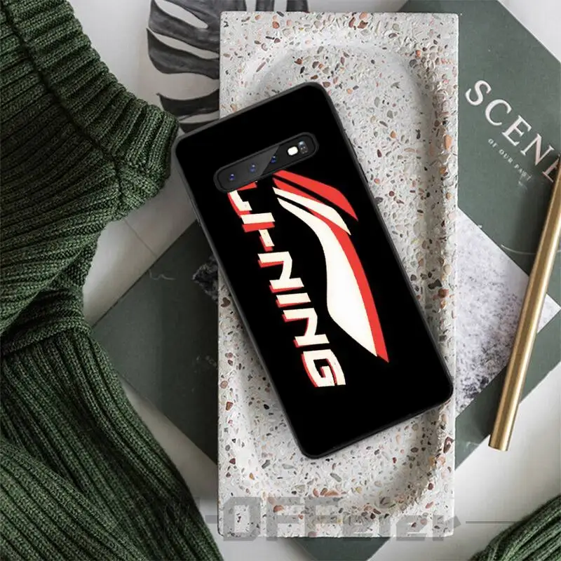 Роскошный брендовый чехол LI NING для samsung galaxy S8 S9 S10e S20 PLUS J6 J600 | Мобильные телефоны и