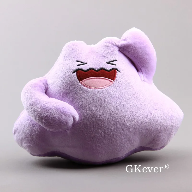 Ditto 20cm 14-25 см каваи Пикачу Eevee Ditto плюшевые куклы игрушки милые воббуфет Combee Audino мягкие животные игрушки Аниме Дети подарок - Цвет: Ditto 20cm