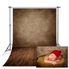Градиентный фон Mehofond для фотосъемки с изображением коричневого деревянного пола для новорожденных вечеринки в честь Дня Рождения реквизит для фотостудии