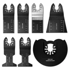 50 шт., Осциллирующие лезвия для пилы, многоосциллирующие лезвия, совместимые с осциллирующими многоинструментами, использующими систему Starlock