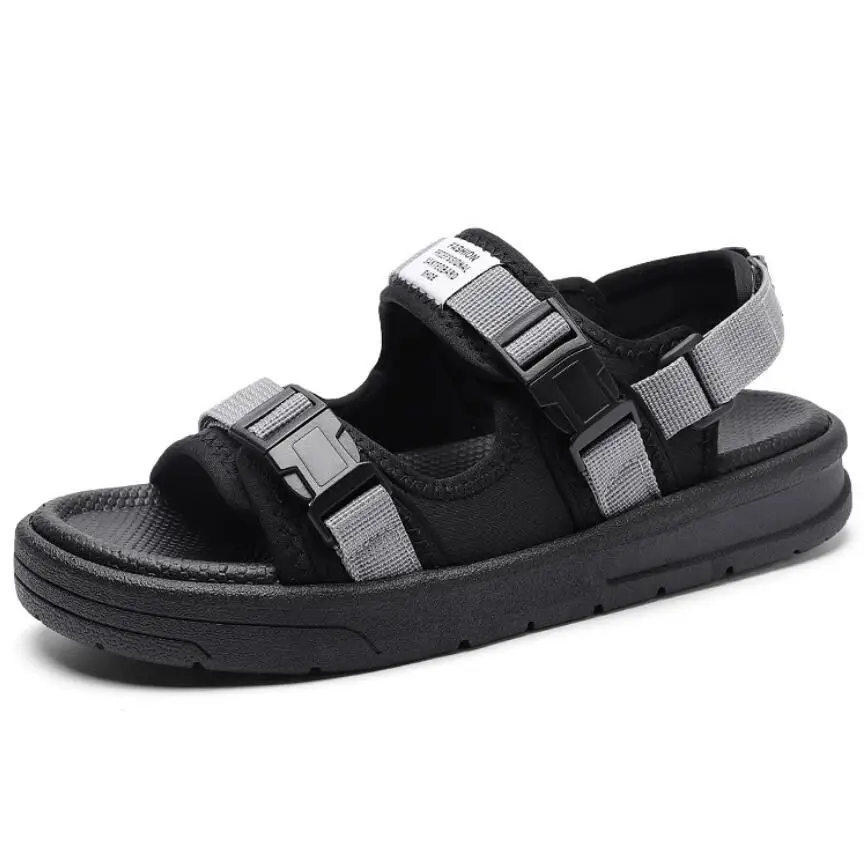 

2021 hot Men flat Sandals Lightweight Casual Street Slippers Summer Women fashion Beach Shoes Comfortable Non-Slip Sandals