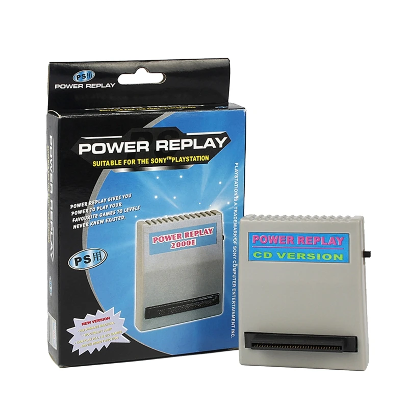 

Игровая машина PS Action Card Power Replay Action Card, замена картриджа для игры, совместим с консолью PS1