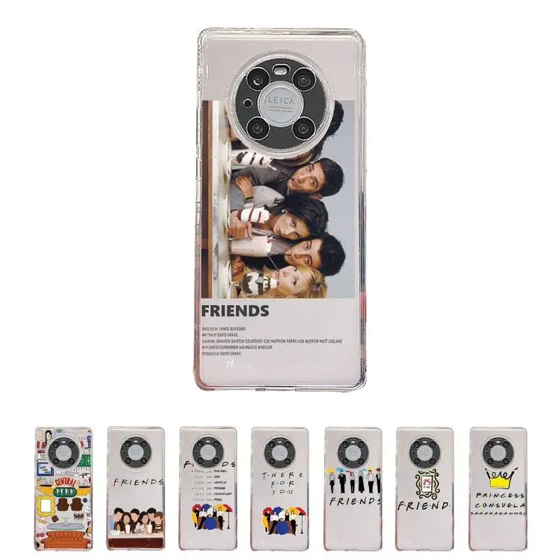 

Friends TV Phone Case Transparent For Huawei enjoy 20 10 9 8 7 S SE E C Z pro plus lite Soft TPU Clear Mobile bags