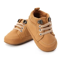 winter baby boys shoes casual pu comfortable warm anti slip solid color soft soled first walkers