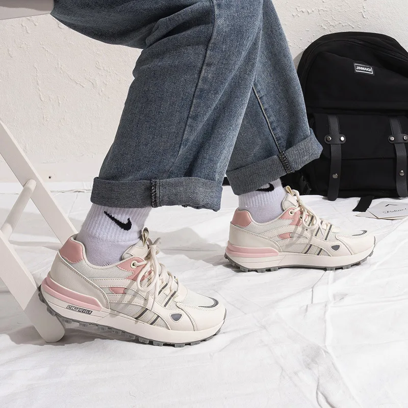 

Women's Sports Shoes Platform Shoes Breathable Mesh Luxury Mesh Casual Comfortable Running Chunky Sneakers Woman Vulcanize Shoes