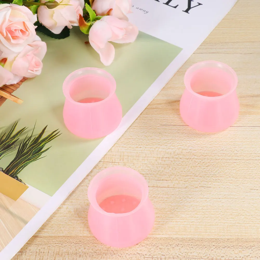 

50PCS Desk Leg Protective Cover Silicone Table Chair Foot Cover Leg Mats Mute Chair Footpads Stylish Chair Desk Foot Sleeves for