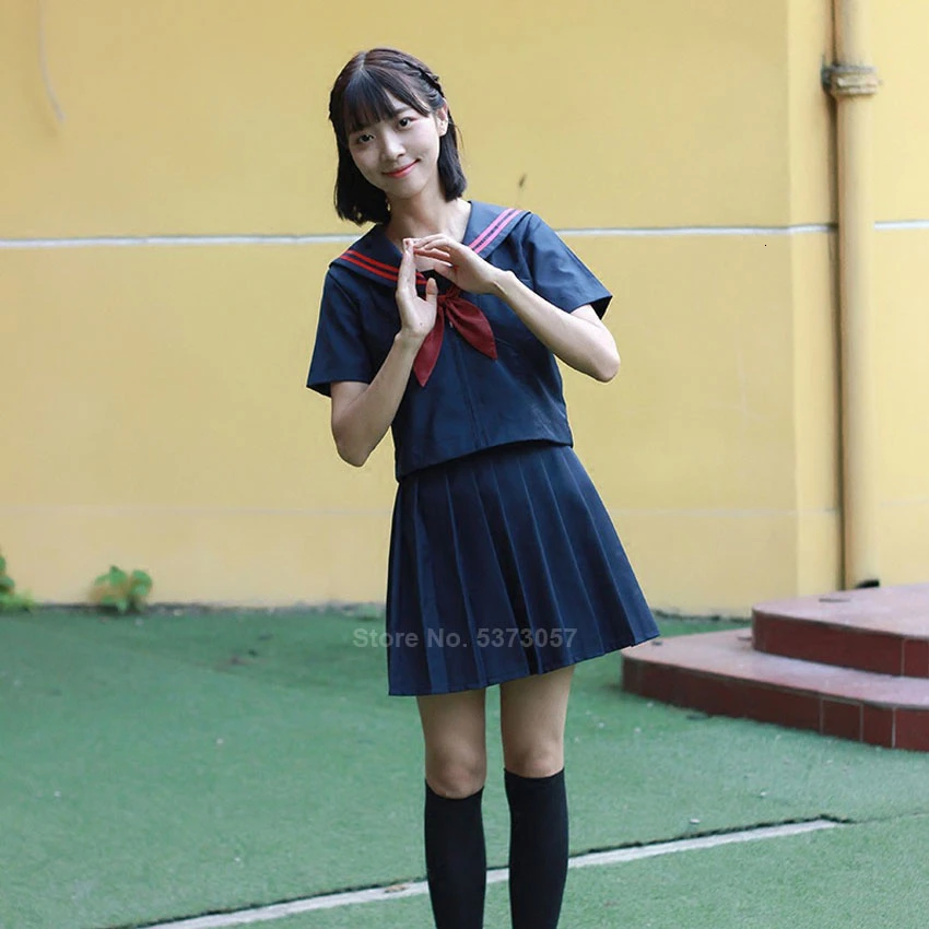 Юбка воротник для женщин стильная Матросская Аниме Косплей кавайных девушек