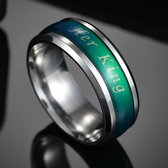 Silver-King MMS модные кольца из нержавеющей стали 316L для мужчин и женщин, молитвенный Крест из Библейского лорда, кольца в стиле панк, модные мужские Подарочные ювелирные кольца - Цвет основного камня: Silver-King