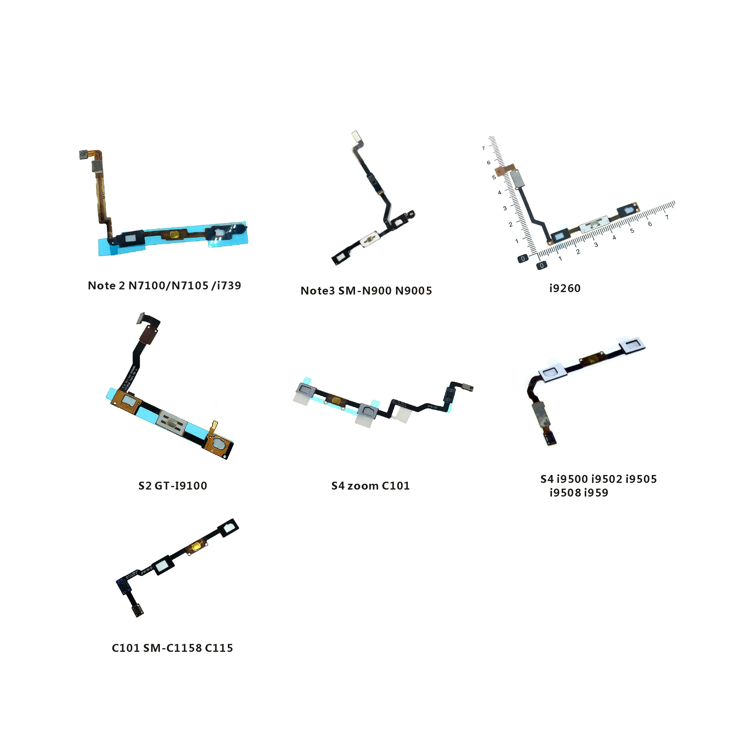 Меню Главная Кнопка ленточная клавиатура сенсорный сенсор гибкий кабель для Samsung