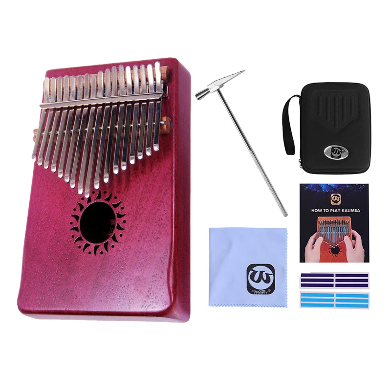 Деревянный музыкальный инструмент 17 клавиш Kalimba Mbira Sanza | Спорт и развлечения