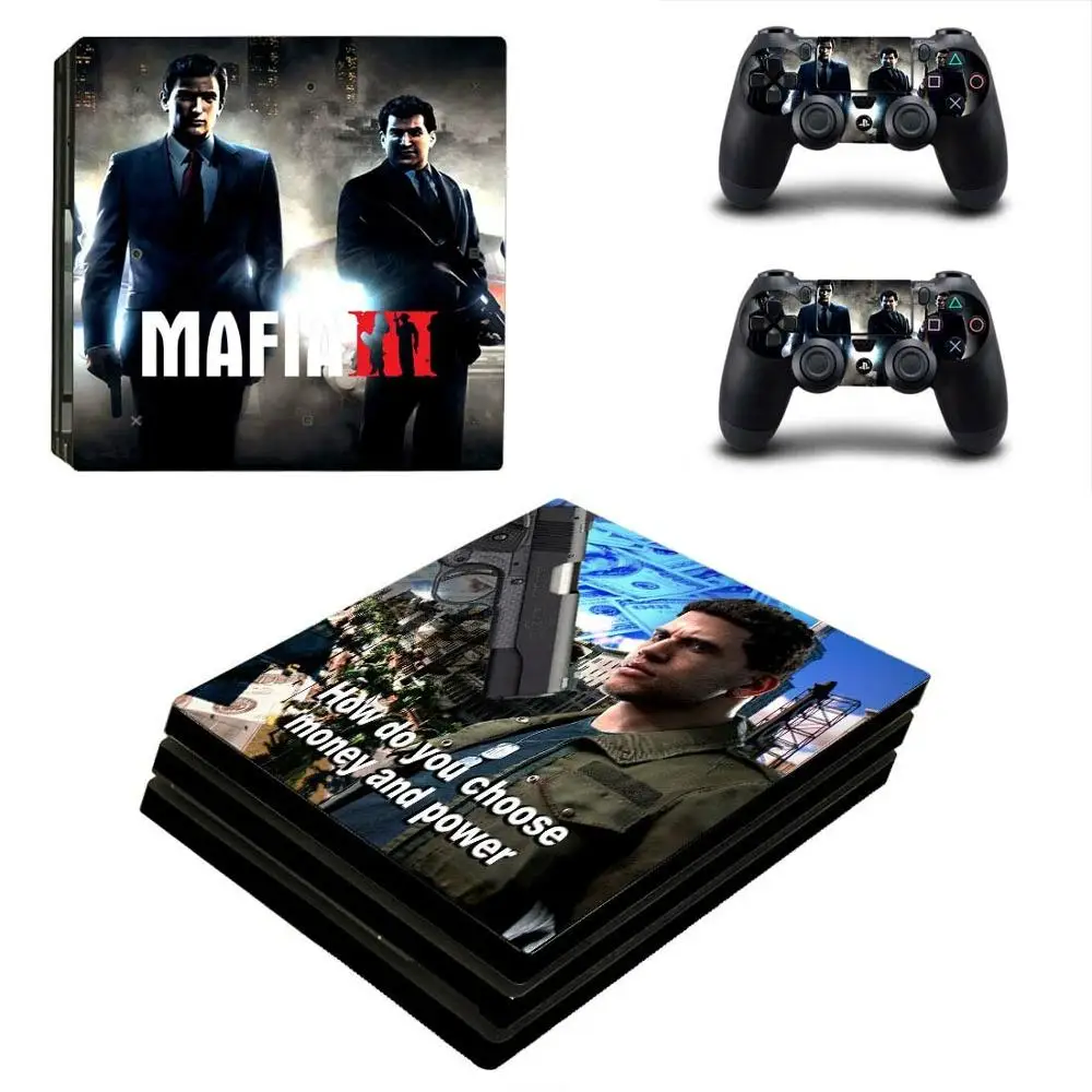 Mafia III PS4 Pro sticker s PS 4 Play station стикер кожи Pegatinas для playstation консоль и контроллер |