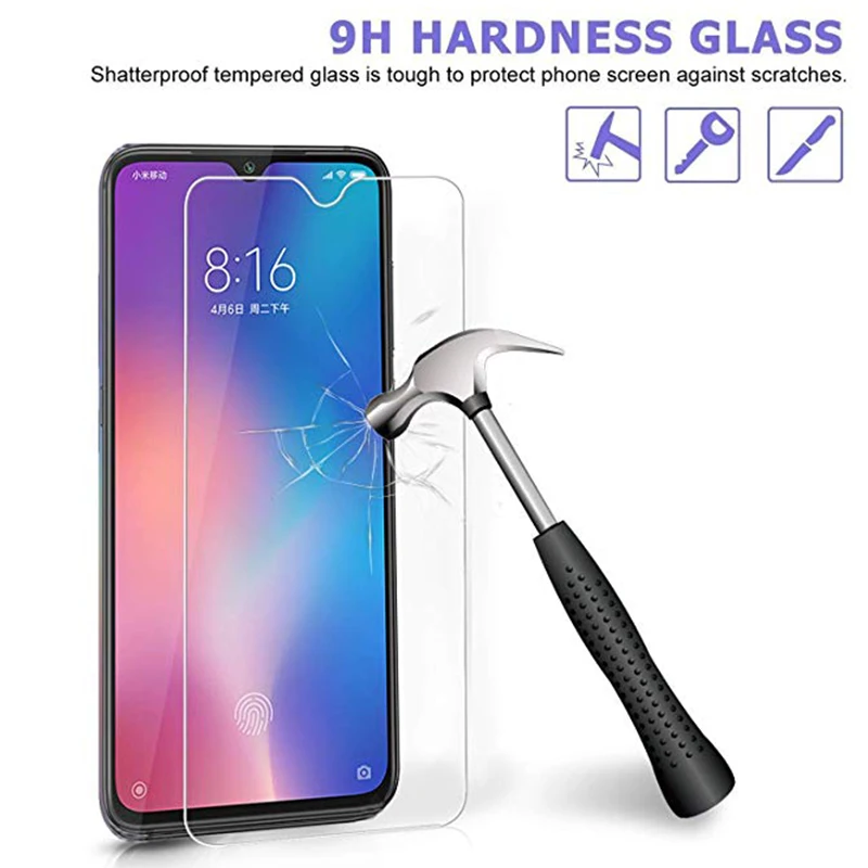 С уровнем твердости 9H HDTempered пленка для Pocophone F1 Защитное стекло телефона Xiaomi mi 6 2 3 4