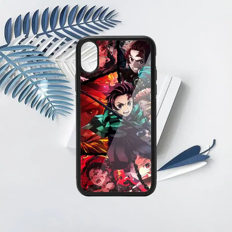 

Anime Demon Slayer Kimetsu Phone Case TPU For iPhone X XR XS 11 12 mini Pro MAX 6 6S 7 8 Plus SE 2020