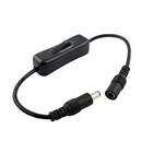 Светильник сенсорный переключатель 5В 9В 12В 24В DC 5,5*2,1 мм Мужской Женский отрегулировать контроллер кабельный разъем для Светодиодные ленты светильник CCTV Камера