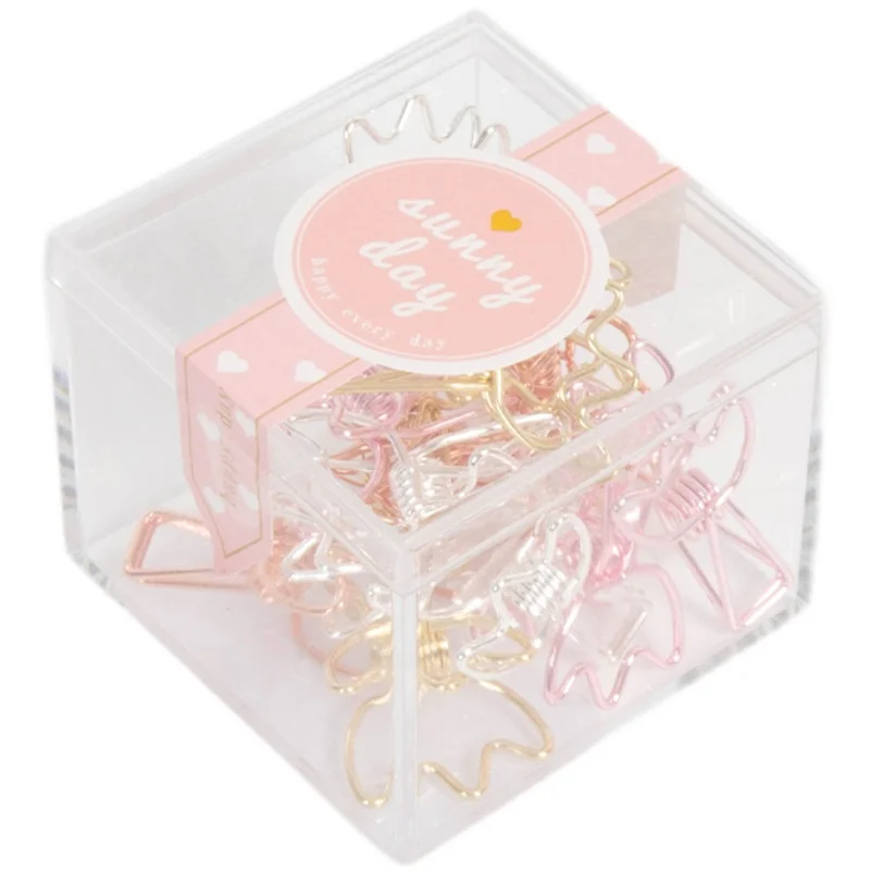 

Cute Fishtail Clip Paper Office Stationery Note Clips Binder Paper Clips Office Accessories Office Supplies Rose Gold Stationery