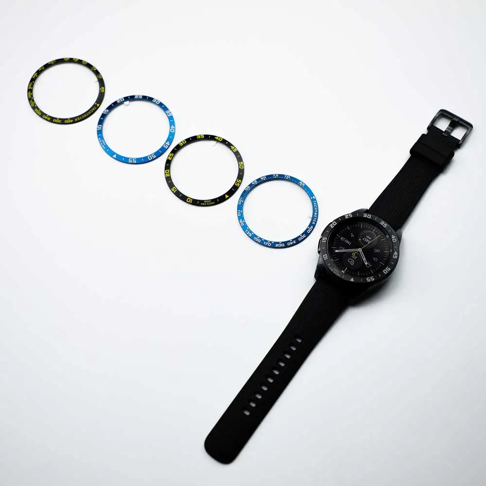 Металлический внешний край стиль для samsung galaxy watch 46 мм/42 мм gear S3 Frontier/классический спортивный чехол Аксессуары для часов 20 мм 22 мм