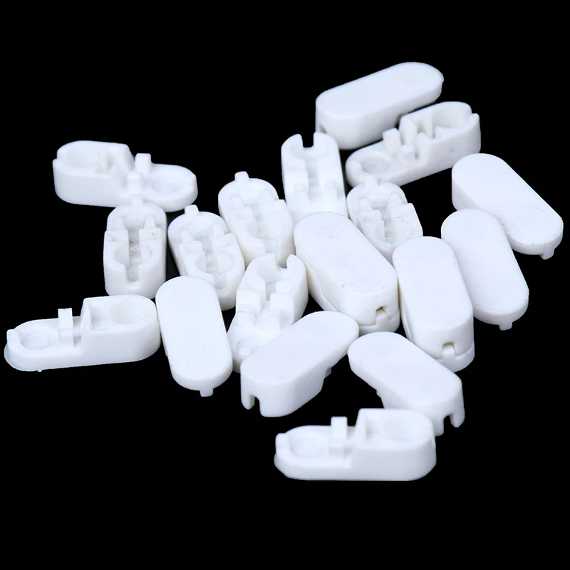 20pcs/lot Plastic Roller Blinds Pull Cord Connector Curtain Chain for Vertical Joiners Spare Tool Replacement | Дом и сад