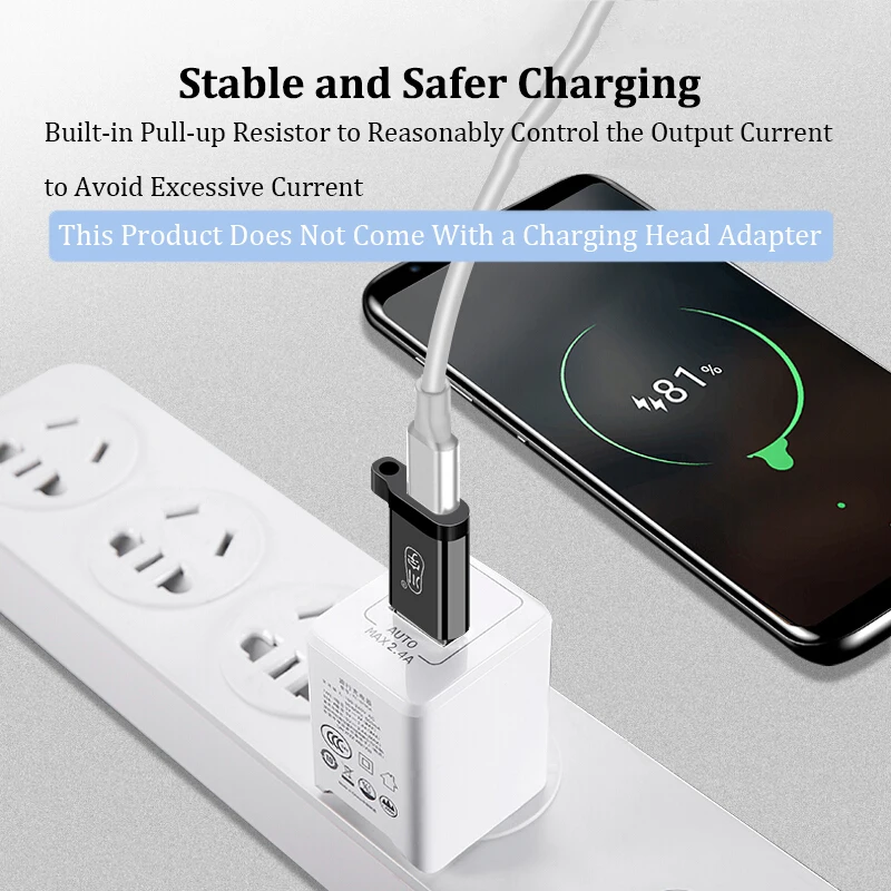 Автомобильный универсальный кабель USB адаптер типа OTG-c для передачи данных