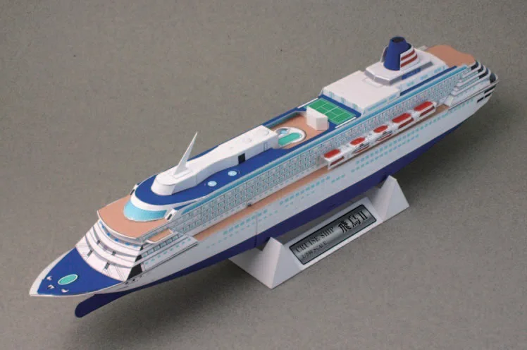 1:400 немецкий адмирал Sher линкор 3D бумажная модель литья под давлением Warship y