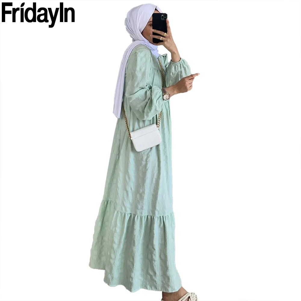 

Fridayin Abaya Dubai Turkey Kaftan Morocco Muslim Dress Abayas For Women Robe Longue Kimono Femme Musulmane Caftan Clothing