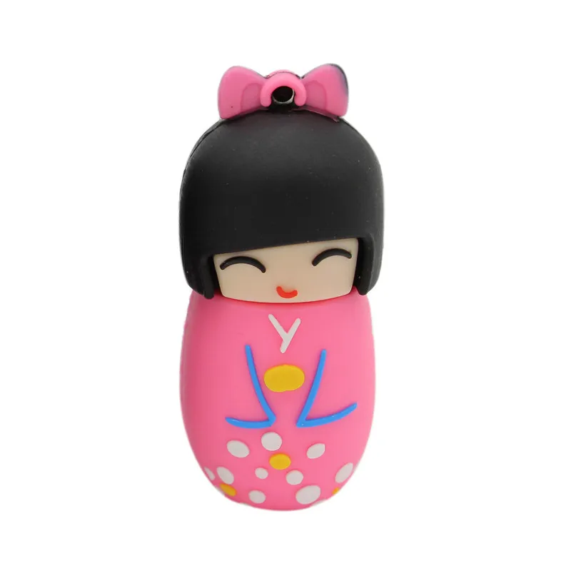 USB флеш накопитель TEXT ME в виде японской куклы 64 ГБ 4 8 16 32 2 0|USB флэш-накопители| |