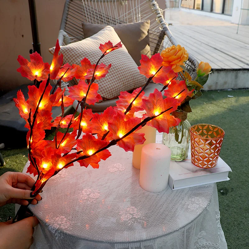 

Wedding Anniversary Bedroom Decor Willow Branch Lamp DIY Simulation Orchid Flower Branch Led Lights Birthday Party Decoration
