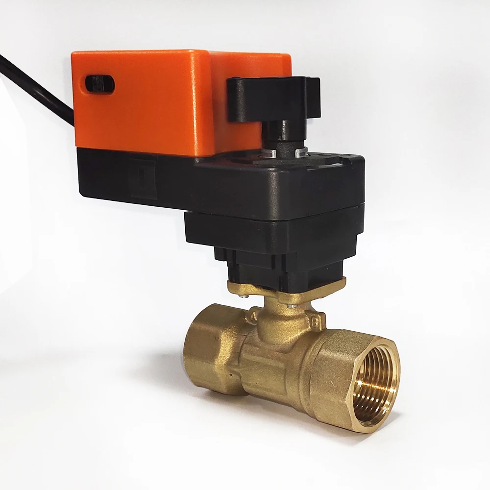 1 1/2 ''proprotion модулирующий клапан 4 20mA AC/DC24V 0 10V для регулирования потока или