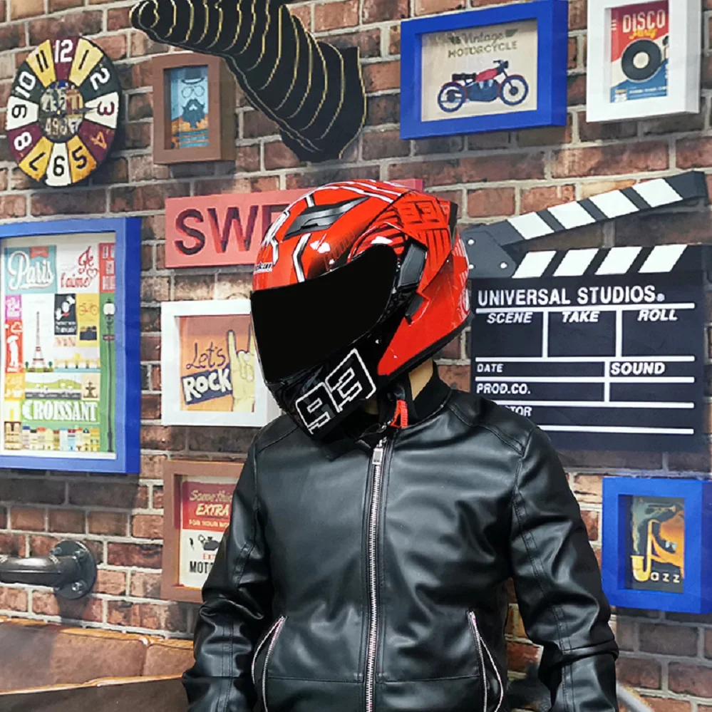 Классический модульный мотоциклетный шлем JIEKAI с откидной крышкой для мужчин и